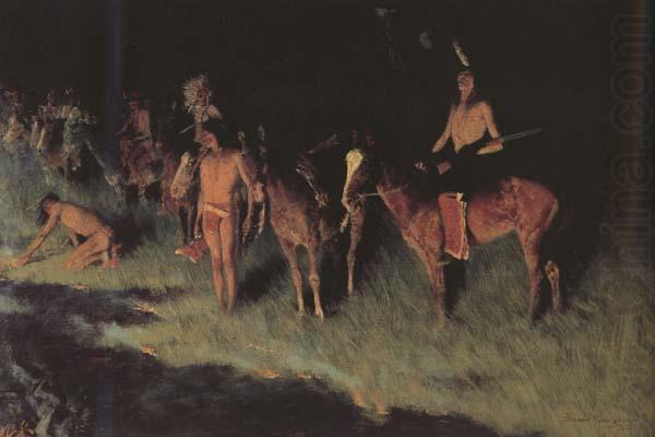 The Grass Fire (mk43), Frederic Remington